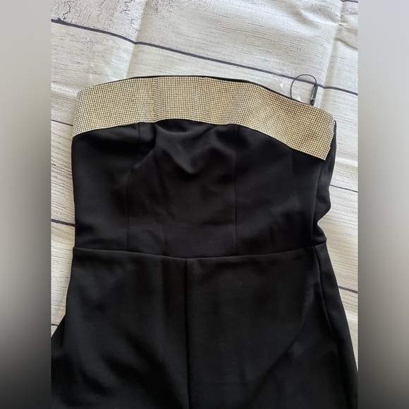 BEAUTIFUL Fashiona Black Rhinestone Fitted Jumpsuit🖤NEW with Tags!! Never worn - Picture 9 of 14